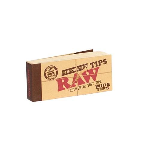 Piteira de Papel RAW Perforated Wide Tips – Unnix Grow