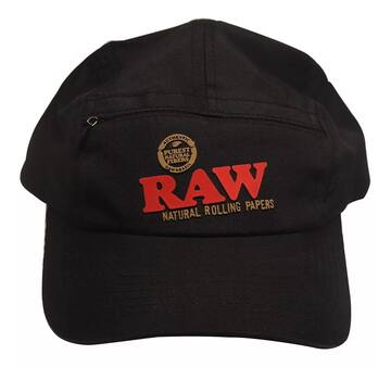 Boné Raw Five Panel Preto