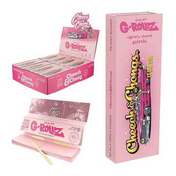 Seda G-Rollz Cheech & Chong Pink com Piteira