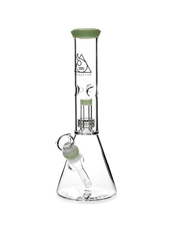Glass Ice Bong Percolator - Verde