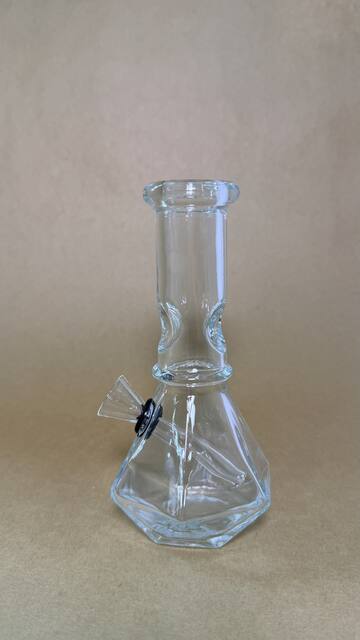 Mrb114 Bong de Vidro Hexagonal