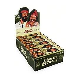 Caixa de Seda G-Rollz Cheech & Chong Organic Hemp King Size C/ Piteiras e Pilão - Display