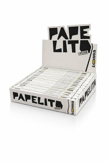 Caixa Seda Papelito Longa Slim - 25 livretos