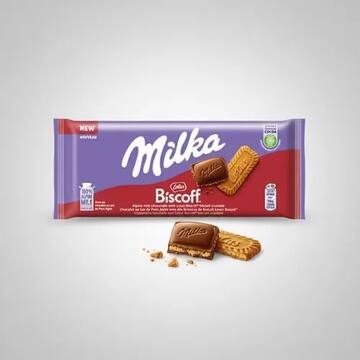 Choc. Milka Biscoff 90g Edicao Limitada