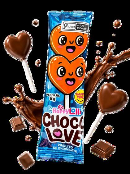 Happy Time Lolli Choco Love 8GR — Doces & Sobremesas na DOCIN