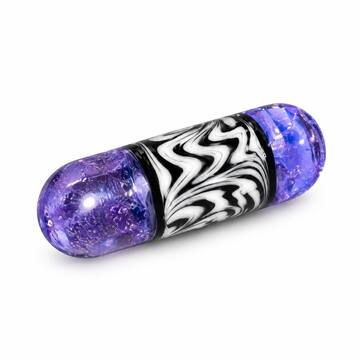 Piteira de Vidro Lavander Wig Wag — Dope Hand Craft