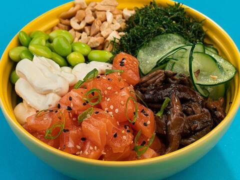 Poke de Salmão Premium – Ton Sushi, Vila Valqueire