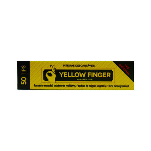 Piteira de Papel Yellow Finger Original Slim – Da Mata