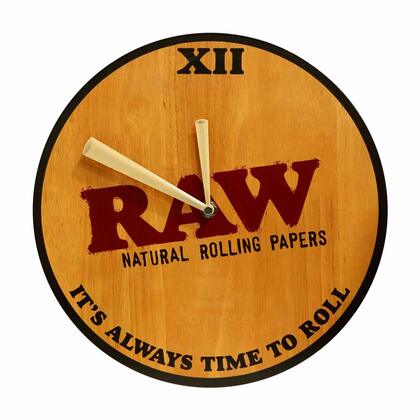 Relógio de Madeira Raw — Chaveiros na Da Mata