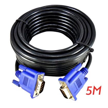 Cabo VGA 5 Metros Macho X Macho — Gamer na Da Mata