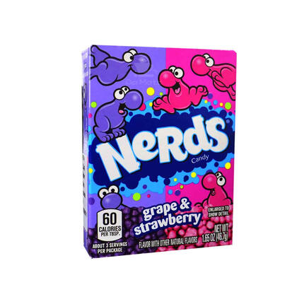 Nerds Balas Importada - Sabor Strawberry & Grape — Balas na Da Mata