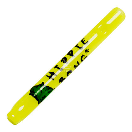 Piteira de Vidro Hippie Bong Yellow 5mm