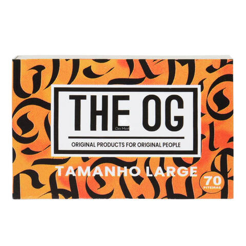 Piteira de Papel The OG Large Laranja – Unnix Grow
