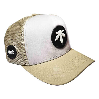 Boné Flor Brown Trucker — Bonés na Da Mata