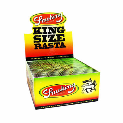 Caixa de Seda Smoking Rasta King Size