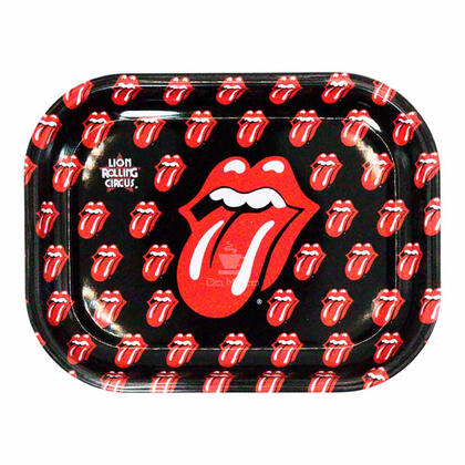 Bandeja Lion Rolling Circus & The Rolling Stones Preto Logo — Bandeja para Bolar na Da Mata