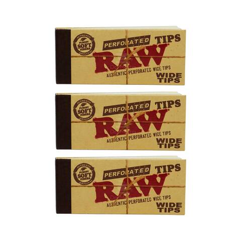 Kit 3 Piteira Raw Perforated Wide Tips – Da Mata