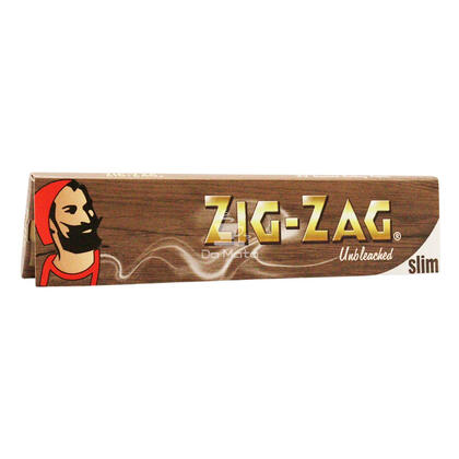 Seda Zig-Zag Unbleached Slim — Sedas na Da Mata