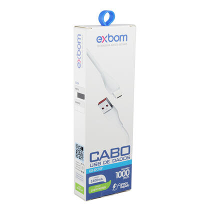 Cabo Turbo USB Lightning Exbom — Cabo Iphone na Da Mata