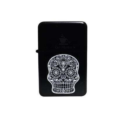 Isqueiro Clássico Mexican Skull Mustache — Isqueiro Clássico na Da Mata
