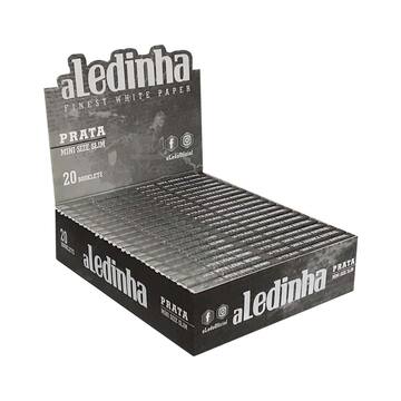 Caixa de Seda aLedinha Prata 1 1/4