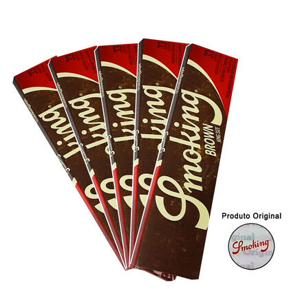 Seda Smoking Brown Kit com 5 unidades — Sedas na Da Mata