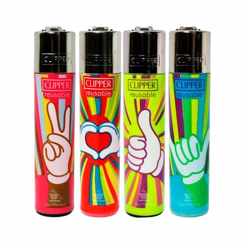 Kit - 4 Isqueiro Clipper Hippie Moments Edição Colecionador – Da Mata