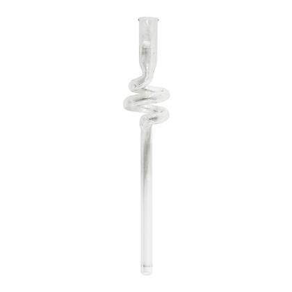 Piteira de Vidro Longa Espiral