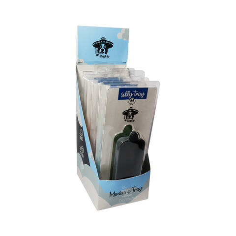 Caixa de Bandeja de Silicone Silly Dog Média – Da Mata