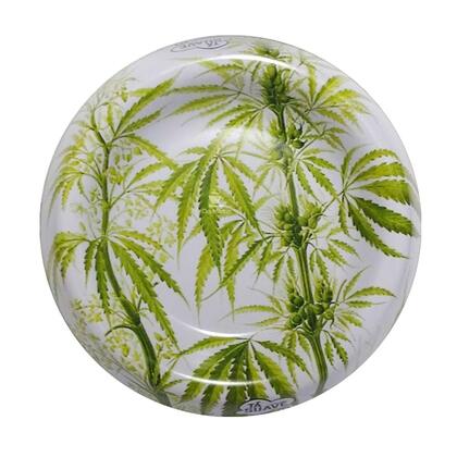 Cinzeiro de Metal Suave Cannabis — Cinzeiro na Da Mata