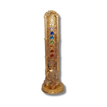 Incensário 7 Chakras Buda Sabedoria em Resina