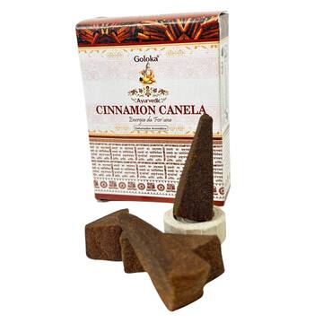 Defumador Aromático Goloka Canela – 10 Cones
