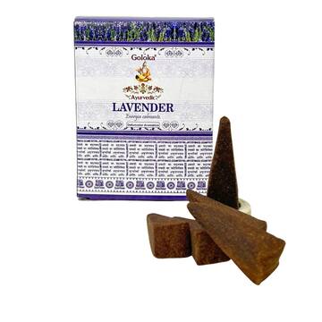Defumador Aromático Goloka Lavanda – 10 Cones