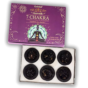 Defumador Hindu Goloka 7 Chakras – 6 Copinhos