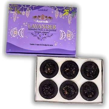 Defumador Hindu Goloka Lavanda – 6 Copinhos