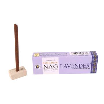 Incenso Dhoop Golden Nag Lavanda – 10 Varetas