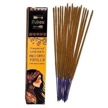 Incenso Golden Nag Fusion Palo Santo e Vanilla