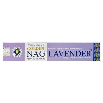 Incenso Golden Nag Lavanda – 15 Varetas