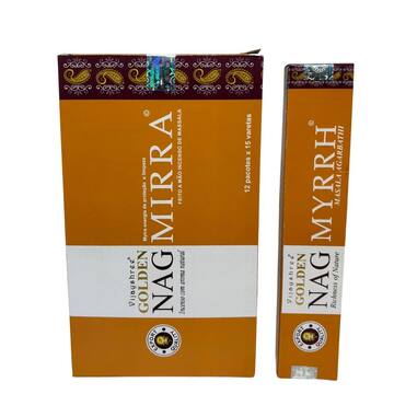Incenso Golden Nag Mirra – 15 Varetas