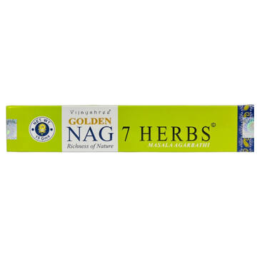 Incenso Golden Nag Sete Ervas – 15 Varetas
