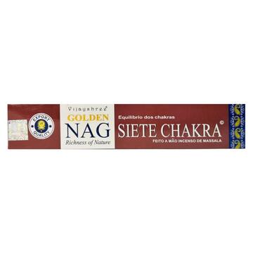 Incenso Golden Nag Seven Chakras (7 Chakras)