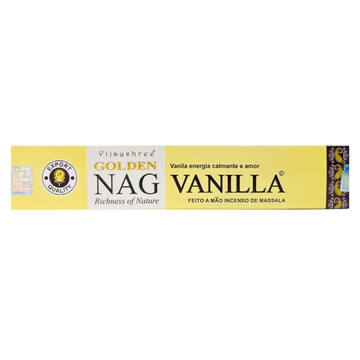 Incenso Golden Nag Vanilla (Baunilha)