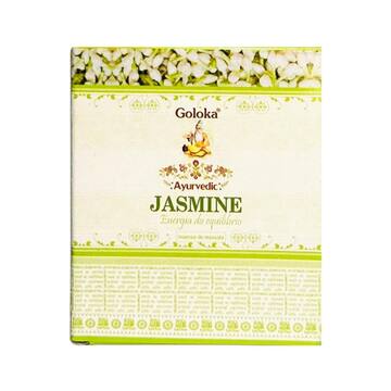 Incenso Cone Cascata Goloka Jasmine (Jasmim)
