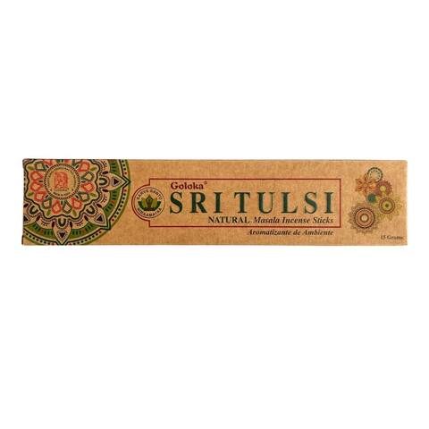 Incenso Goloka Sri Tulsi Natural 15g – Incensou