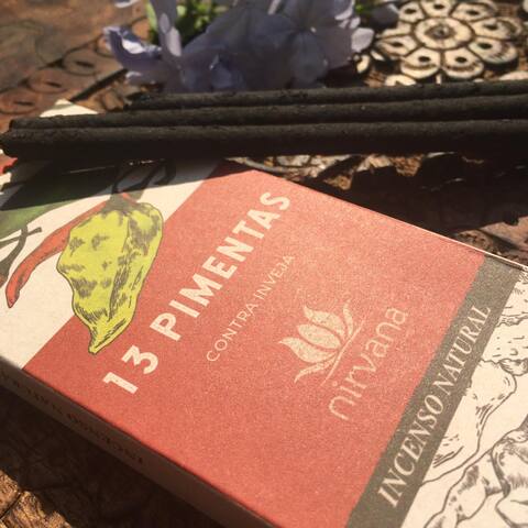 Incenso Natural Nirvana 13 Pimentas – 9 Varetas – Incensou