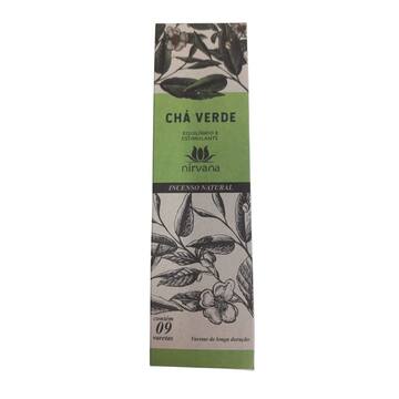 Incenso Natural Nirvana Chá Verde – 9 Varetas