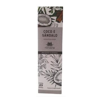 Incenso Natural Nirvana Coco e Sândalo