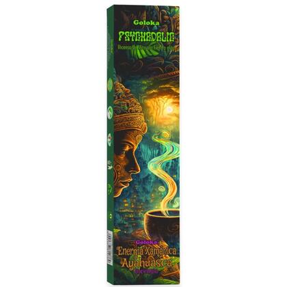 Incenso Indiano Aromático Amazônico — Linha Psicodélica Goloka