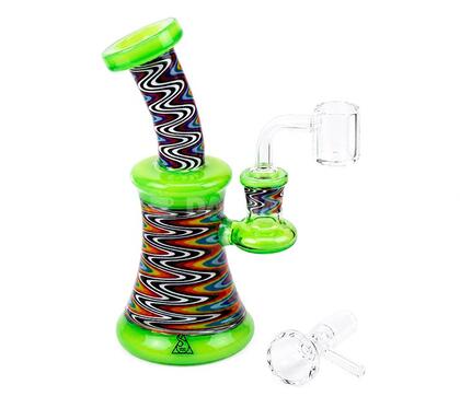 Bong de Vidro Premium Eclipse Squadafum — Bongs na Da Mata