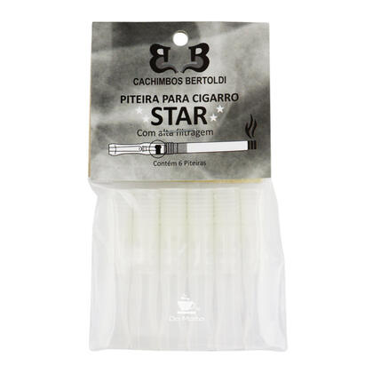 Piteira Star Descartável Bertoldi C/ 6un — Piteiras na Da Mata